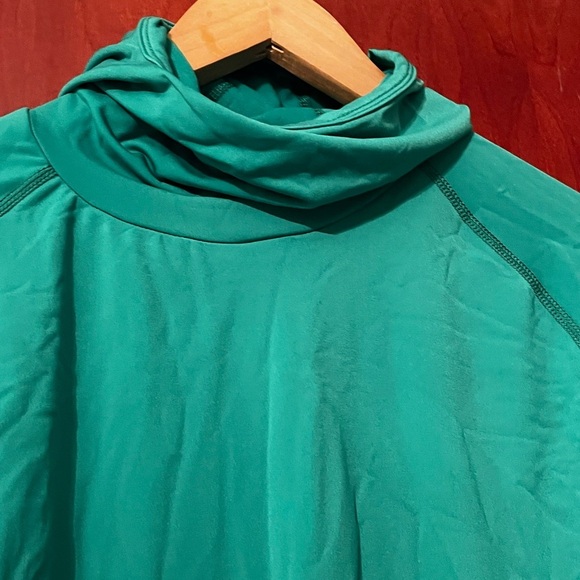 Boohoo Man Mens Green Face mask  Sweatshirt Sz M Emerald - Picture 3 of 9